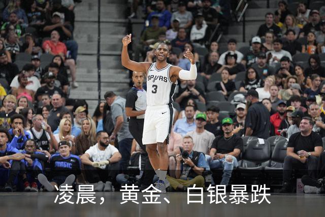 凌晨，黄金、白银暴跌